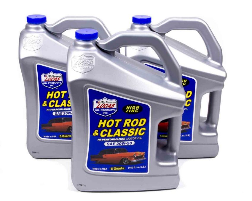 Lucas Oil Products 10684 Hot Rod & Classic Car HP Motor Oil SAE 20W-50