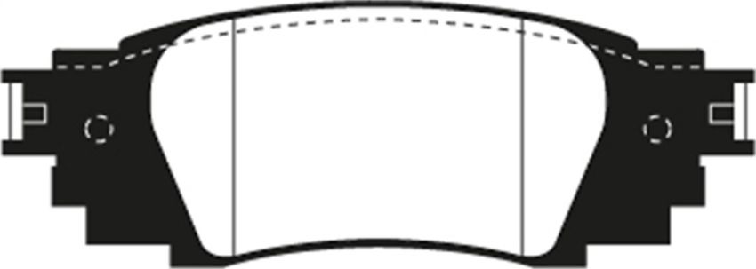 EBC Brakes UD1879 Ultimax OEM Replacement Brake Pads