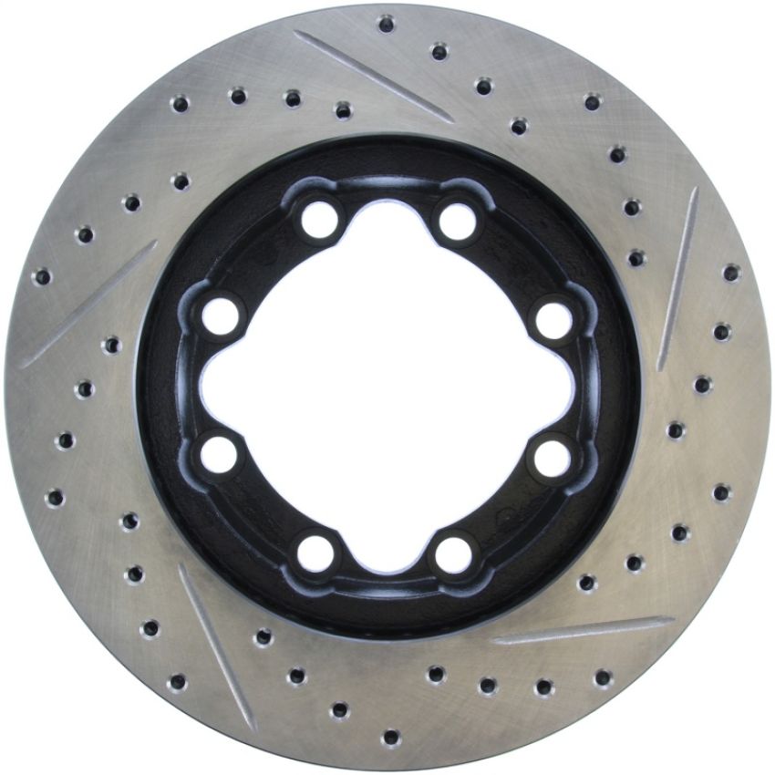 Stoptech 127.66026R Slotted & Drilled Sport Brake Rotor