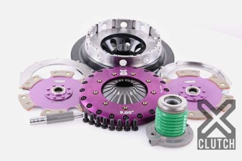 XCLUTCH XKFD23658-2E 18-24 Ford Mustang GT 5.0L 9in Twin Solid Ceramic Clutch Kit