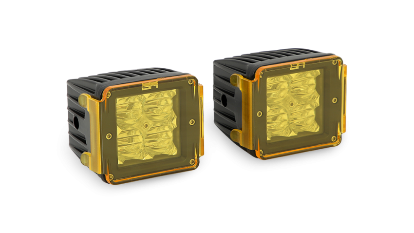 Body Armor 4x4 60040 Cube Light Amber Covers (Pr)