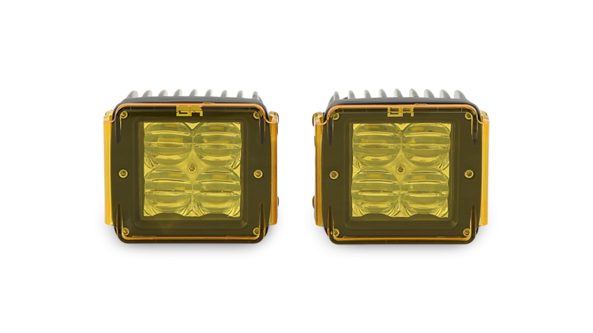 Body Armor 4x4 60040 Cube Light Amber Covers (Pr)