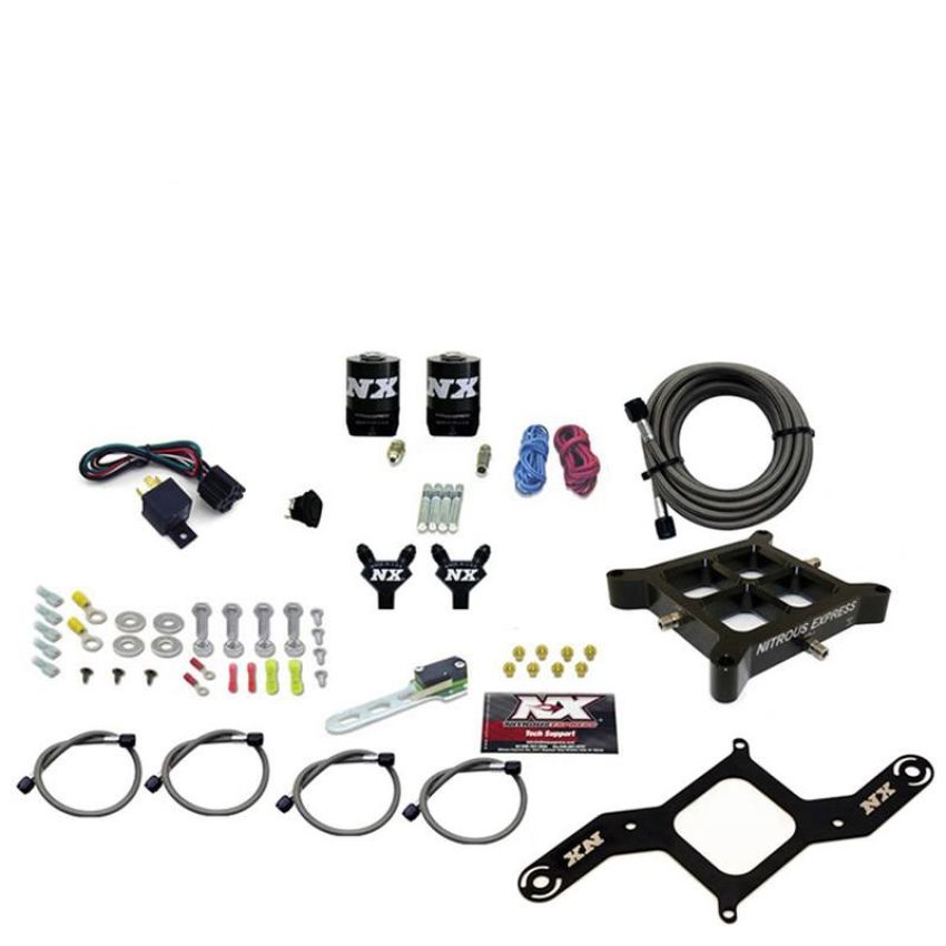 Nitrous Express 60042-00 4150 BILLET CROSSBAR STAGE 6, (50-100-150-200-250-300HP) LESS BOTTLE