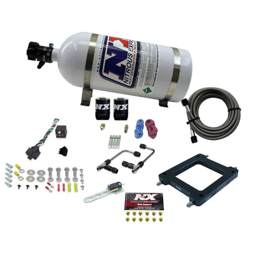 Nitrous Express 60075-10 Dominator Gemini STAGE 6 ALCOHOL WITH 10LB BOTTLE.