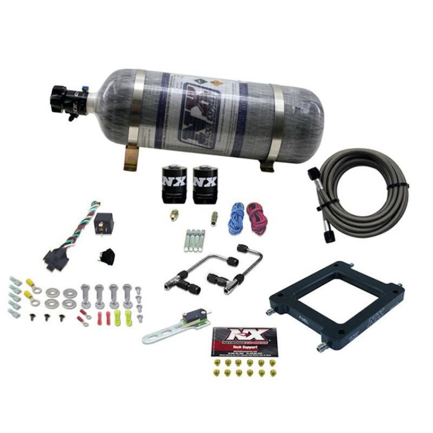 Nitrous Express 60075-12 Dominator Gemini STG 6 ALCOHOL W/ COMPOSITE BOTTLE