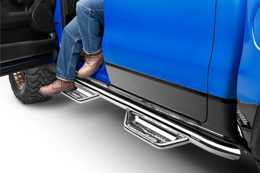 N-Fab HPD1980CC-SS Podium SS 19-20 Dodge RAM 1500 Crew Cab - Cab Length - Polished Stainless - 3in