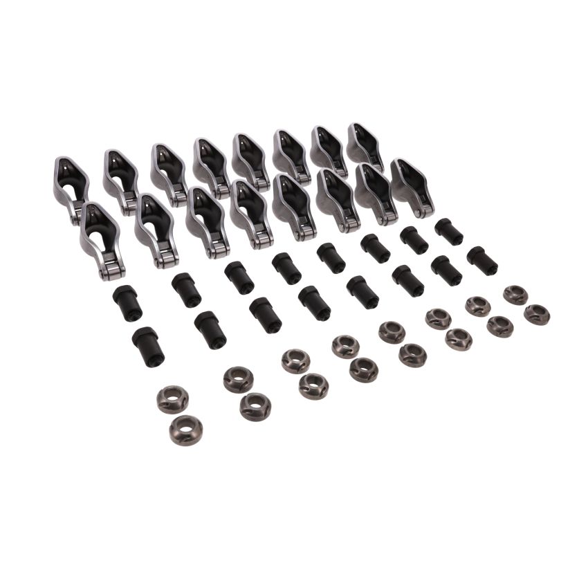 Top Street Performance 60163 TSP Cast Steel Roller Rocker Arms, Chevy Small Block, 1.6 Ratio, 3/8 in. Stud