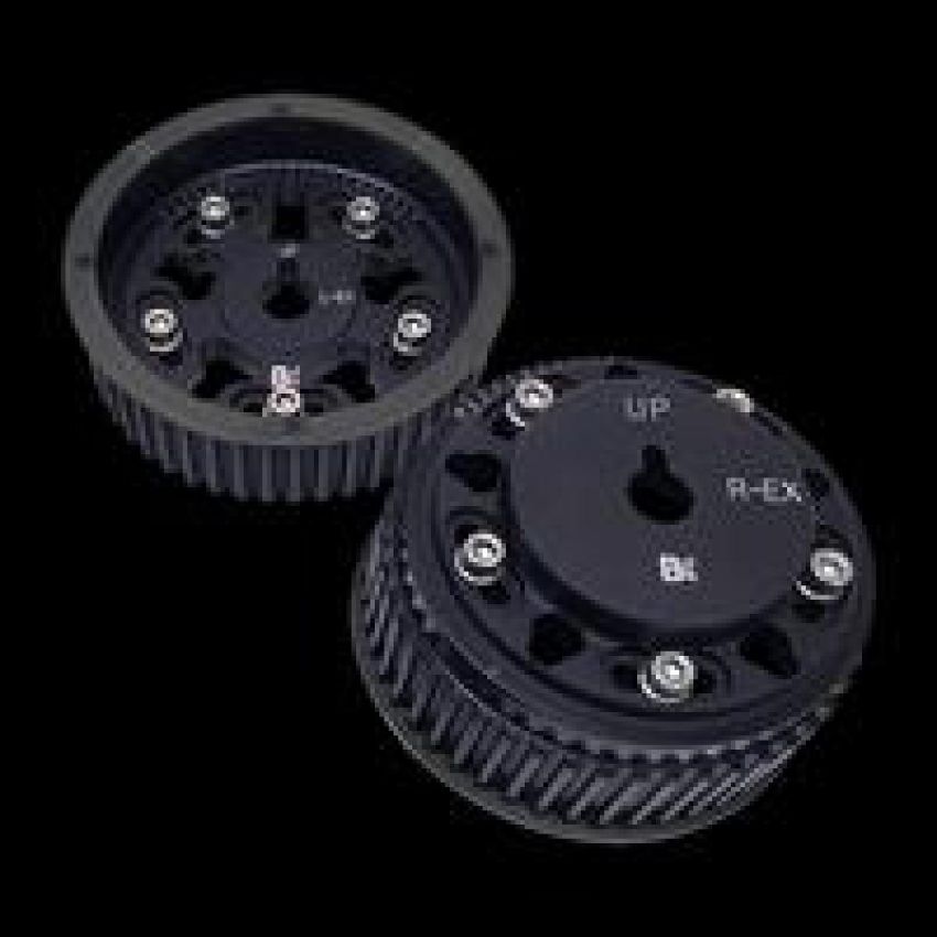 Brian Crower BC8860B-EX Adjustable Cam Gears Black for Subaru EJ205/EJ257 (set of 2)-exhaust side only