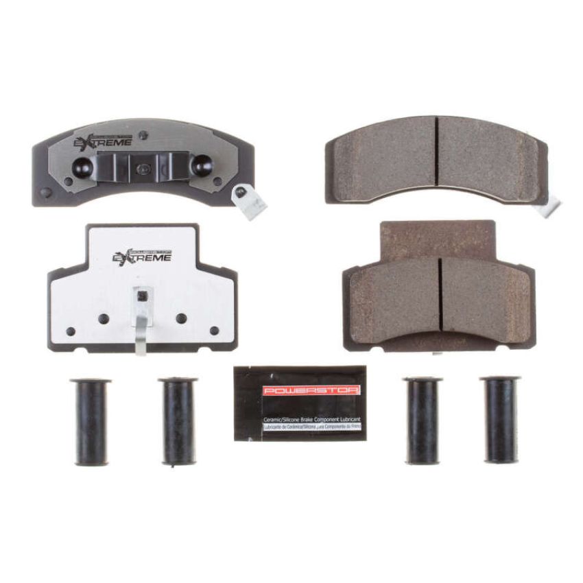 PowerStop Z36-459 PowerStop - Z36 Truck and SUV Carbon-Fiber Ceramic Brake Pads with Hardware Kit