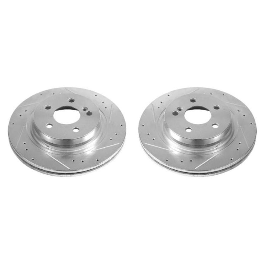 PowerStop EBR1048XPR PowerStop Evolution Performance Drilled, Slotted & Plated Brake Rotor Pair