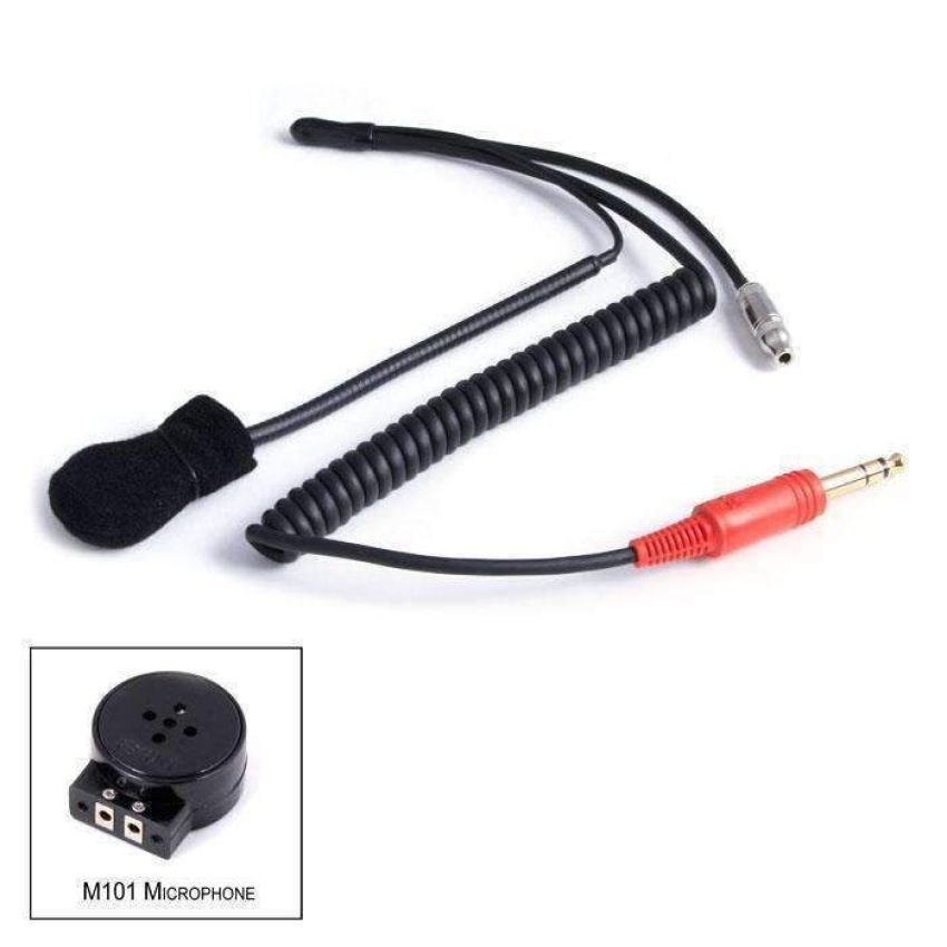 Rugged Radios HK-NFC NASCAR 3C Wired Open Face Helmet Kit with M102 Military Mic Coil Cord
