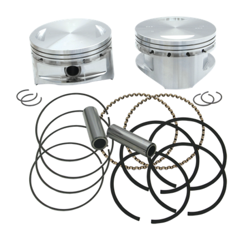 S&S Cycle 92-1413 84-99 BT 4in x 4-1/2in Piston Set - .030in