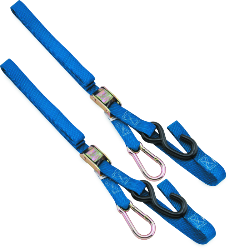 BikeMaster 100538 Tiedown Carabiner Softhook - Blue