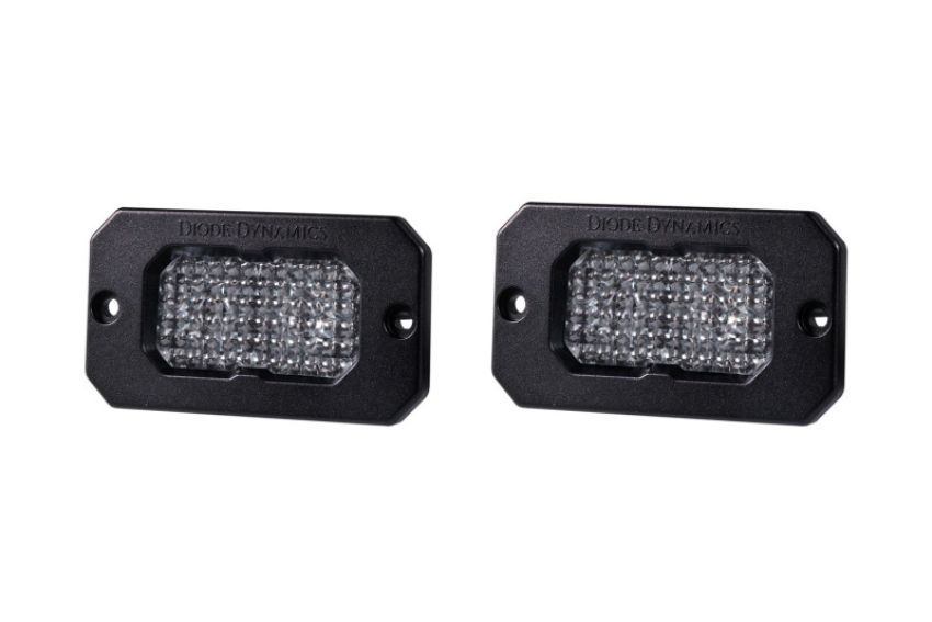 Diode Dynamics DD6436P Stage Series 2 In LED Pod Pro - White Flood Flush RBL (Pair)