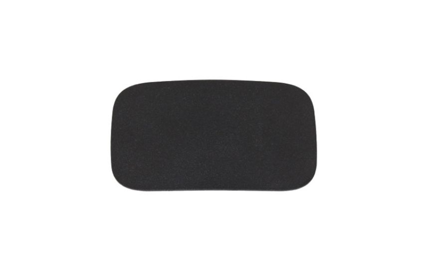 Kentrol 07-18 Jeep Wrangler JK Plate Delete Badge - Textured Black