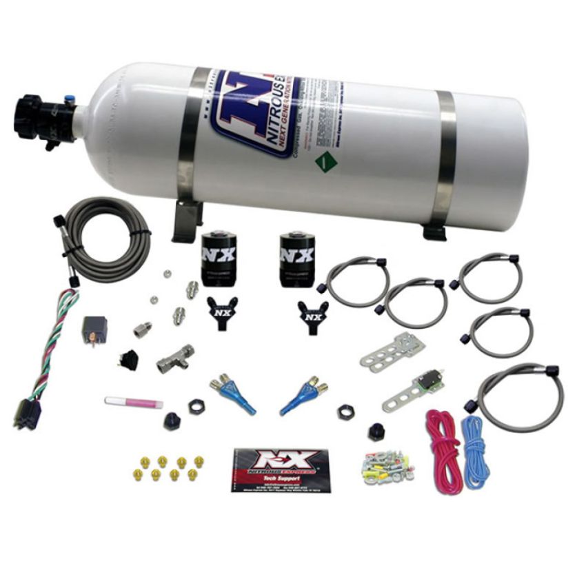 Nitrous Express 20218-15 GM TBI ALL (50-75-100-125HP) WITH 15LB BOTTLE