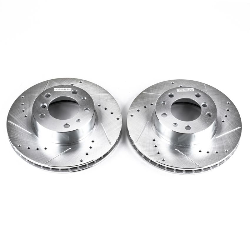 PowerStop EBR262XPR PowerStop Evolution Performance Drilled, Slotted & Plated Brake Rotor Pair