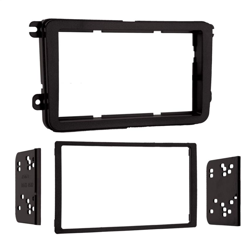 Metra 95-9011B Double DIN Mount Kit for 2005-Up Volkswagen Vehicles, (Matte black)