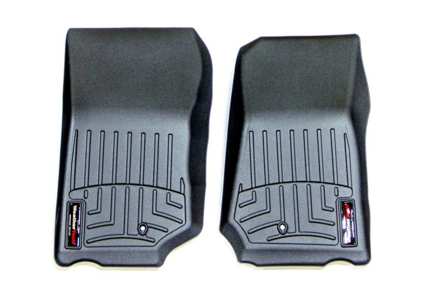 WEATHERTECH WEA441051 07-   Jeep Wrangler Front Floor Liner Black