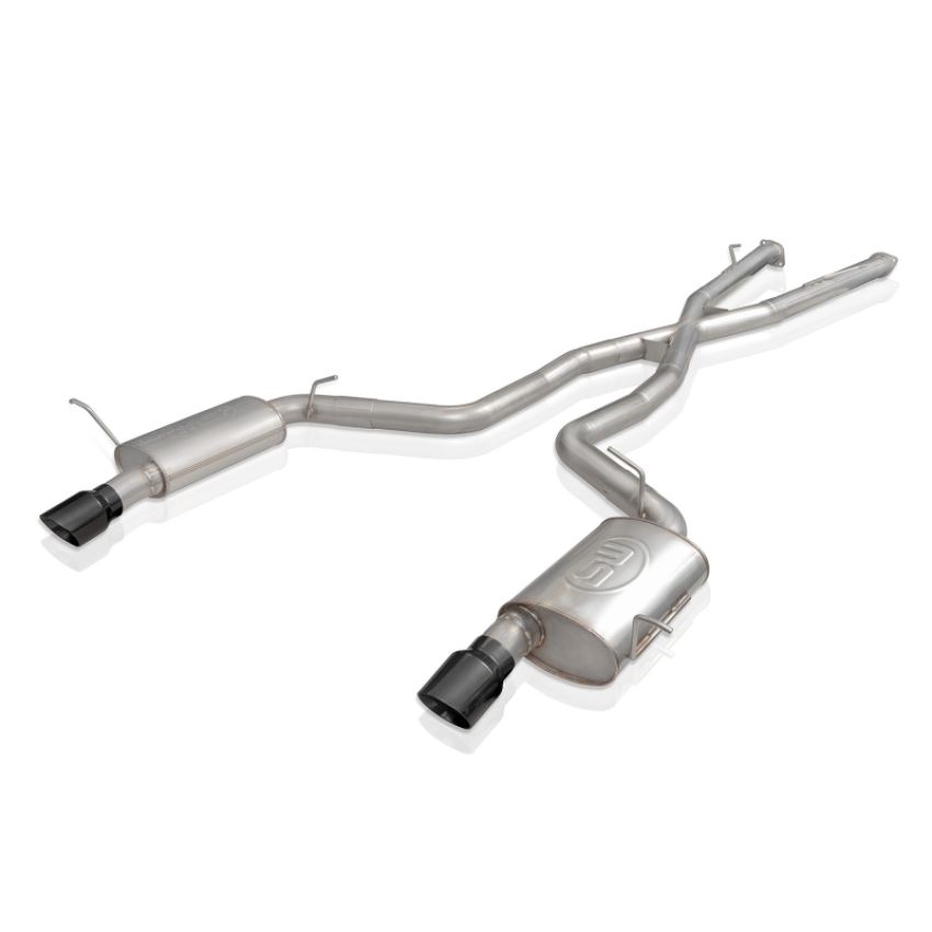 Stainless Works DUR11CBR-B 11-20 Dodge Durango 5.7L 3in Redline Catback w/4in Black Tips