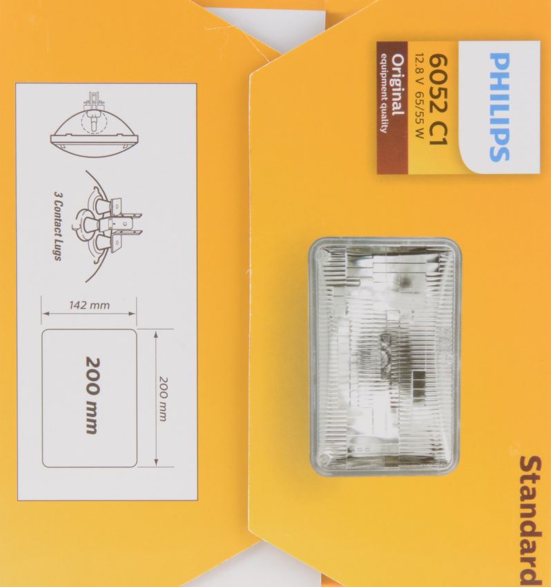 Philips 6052C1 Philips Standard Sealed Beam 6052