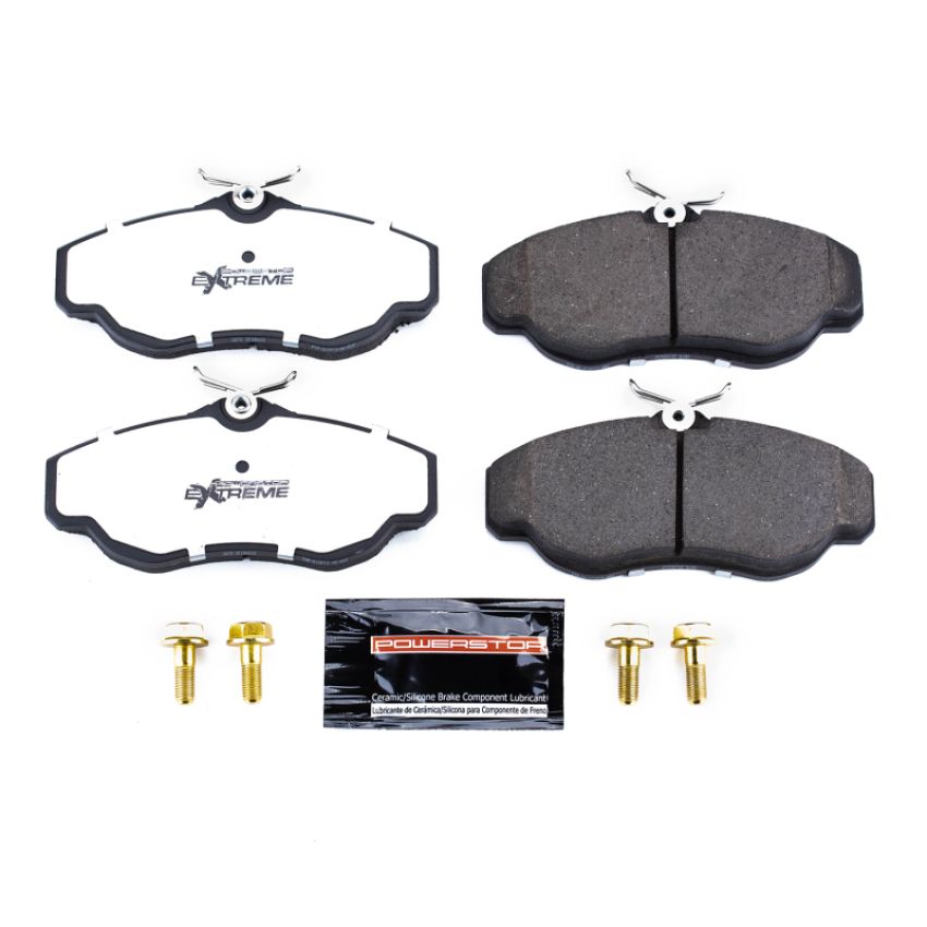 PowerStop Z36-676 PowerStop - Z36 Truck and SUV Carbon-Fiber Ceramic Brake Pads with Hardware Kit