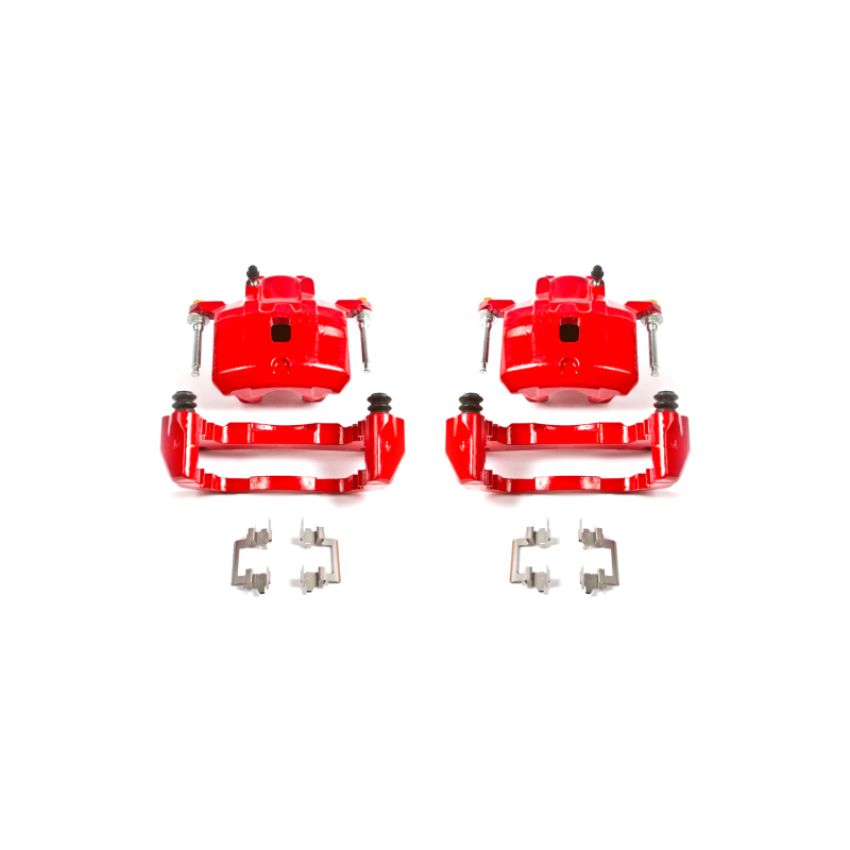 PowerStop S2614 Red Powder Coated Calipers