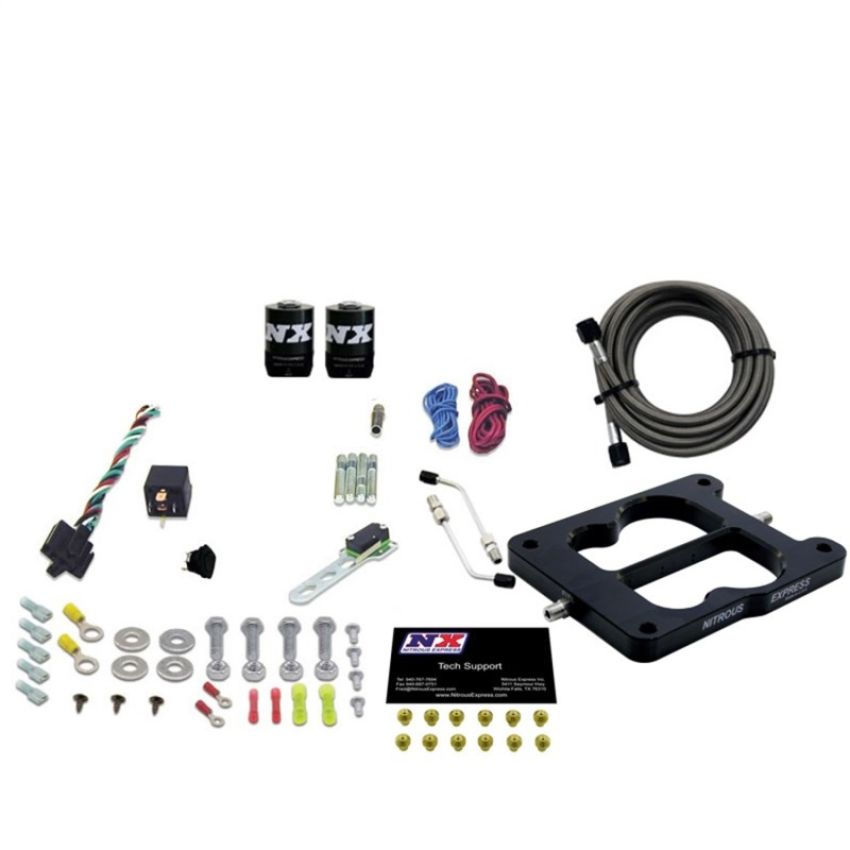 Nitrous Express 30080-00 Q-JET/HOLLEY SPREAD BORE (50-100-150-200-250-300HP) LESS BOTTLE