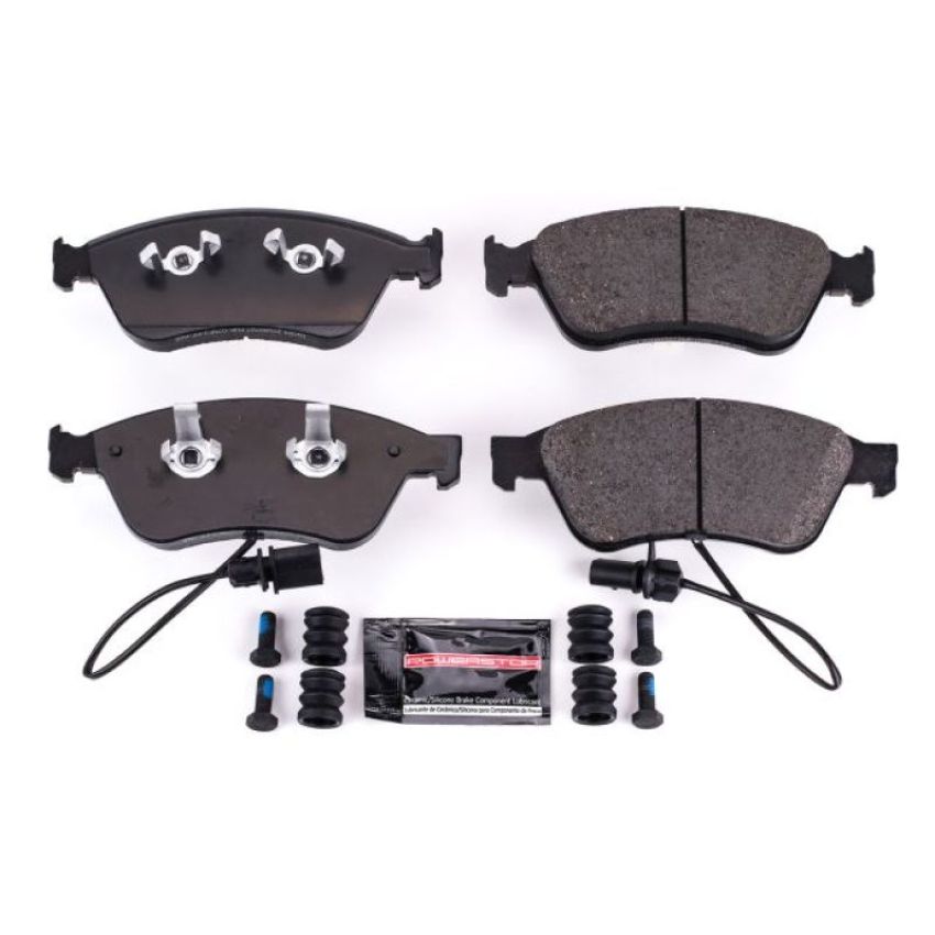 PowerStop Z23-1024 PowerStop - Z23 Daily Driver Carbon-Fiber Ceramic Brake Pads with Hardware Kit