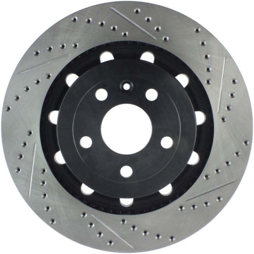 Stoptech 127.65136L Slotted & Drilled Sport Brake Rotor