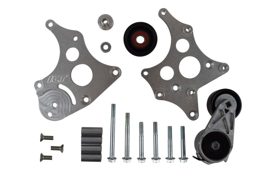 ICT BILLET ICT551750-1 LS Corvette Alternator Bracket Kit LSX LS1 LS2
