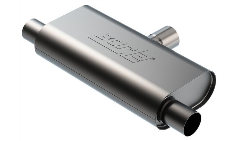 Borla 60714 Specialty Muffler - Un-Notched Neck