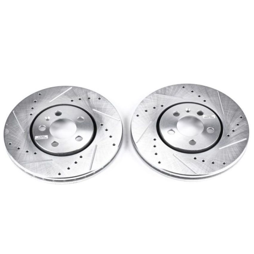 PowerStop EBR482XPR PowerStop Evolution Performance Drilled, Slotted & Plated Brake Rotor Pair
