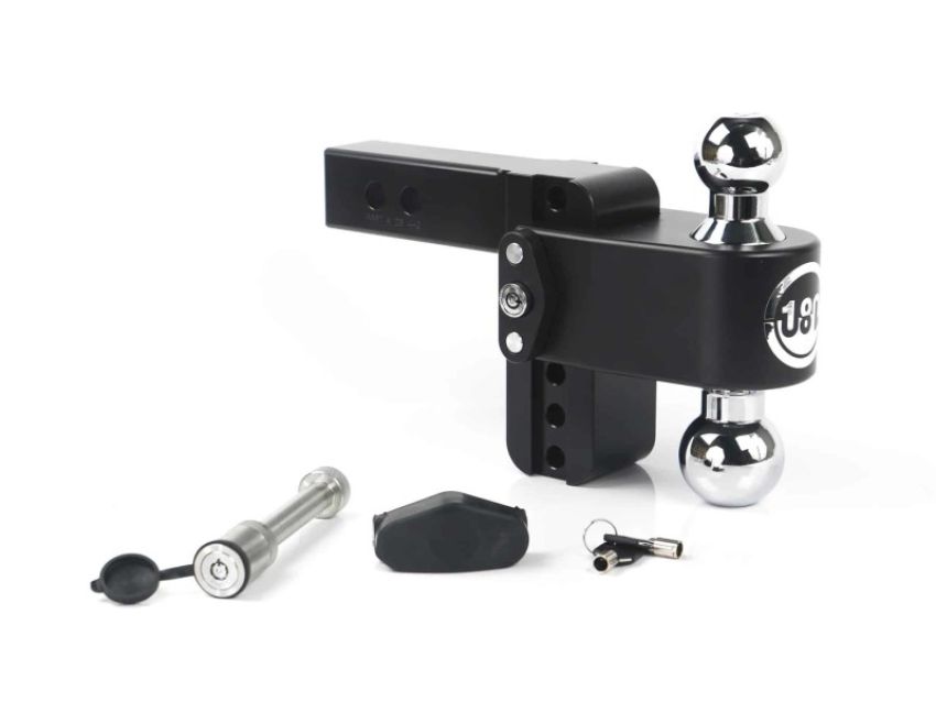 Weigh Safe CTB4-2-KA-CER-BLA 180 Hitch 4in Drop Hitch & 2in Shank (10K/12.5K GTWR) w/WS05 - Black Cerakote