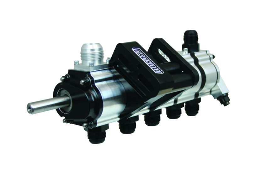 Moroso 22367 T3 Series 5 Stage Dry Sump Oil Pump w/Fuel Pump Drive - Tri Lobe - Brinn Mnt - 1.200 Pressure