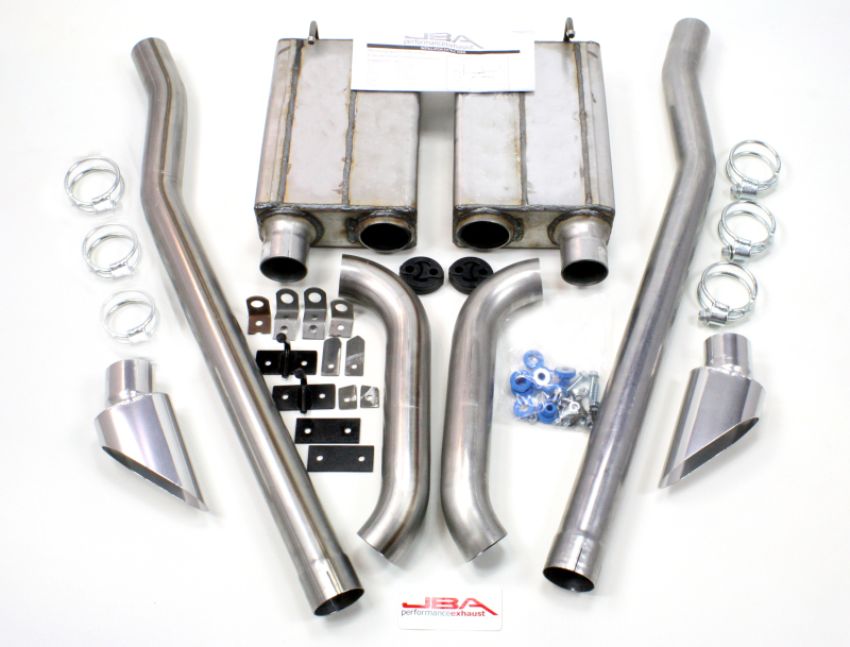 JBA 50-2651 65-70 Ford Mustang 260-428 409SS Eleanor Style Dual Side Header Back Exhaust