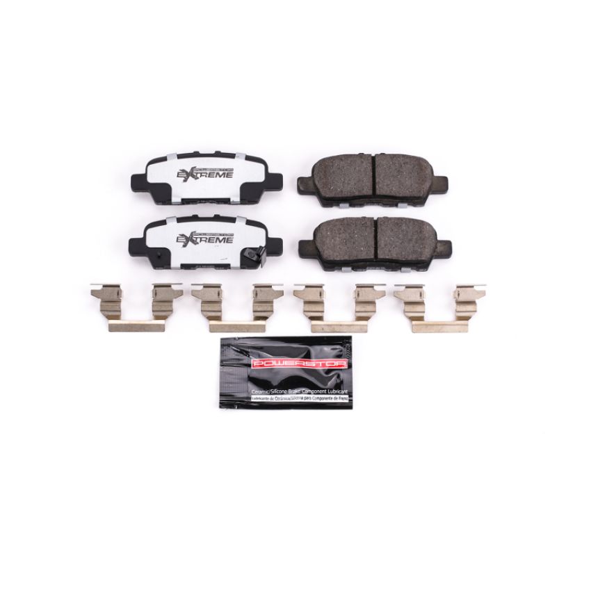 PowerStop Z26-1393 PowerStop - Z26 Performance Carbon-Fiber Ceramic Brake Pads with Hardware Kit