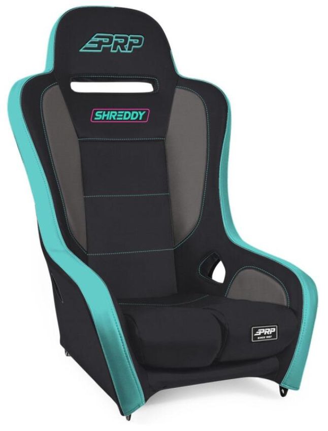 PRP Seats SHRDYA9101-01 PRP Shreddy Podium Suspension Seat - Black/Teal