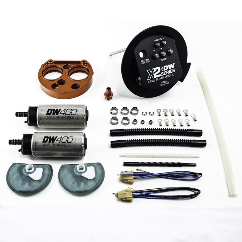 DeatschWerks 9-401-7030 11-19 Ford Mustang X2 Series Fuel Pump Module w/Dual DW400 Pumps