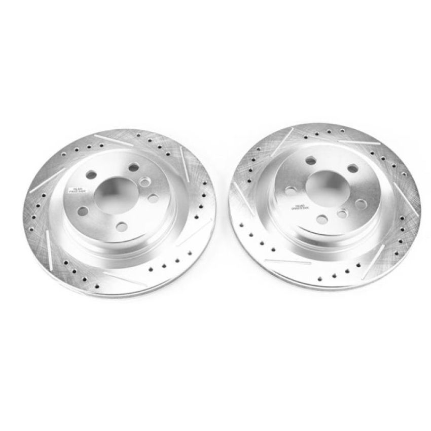 PowerStop EBR1657XPR PowerStop Evolution Performance Drilled, Slotted & Plated Brake Rotor Pair