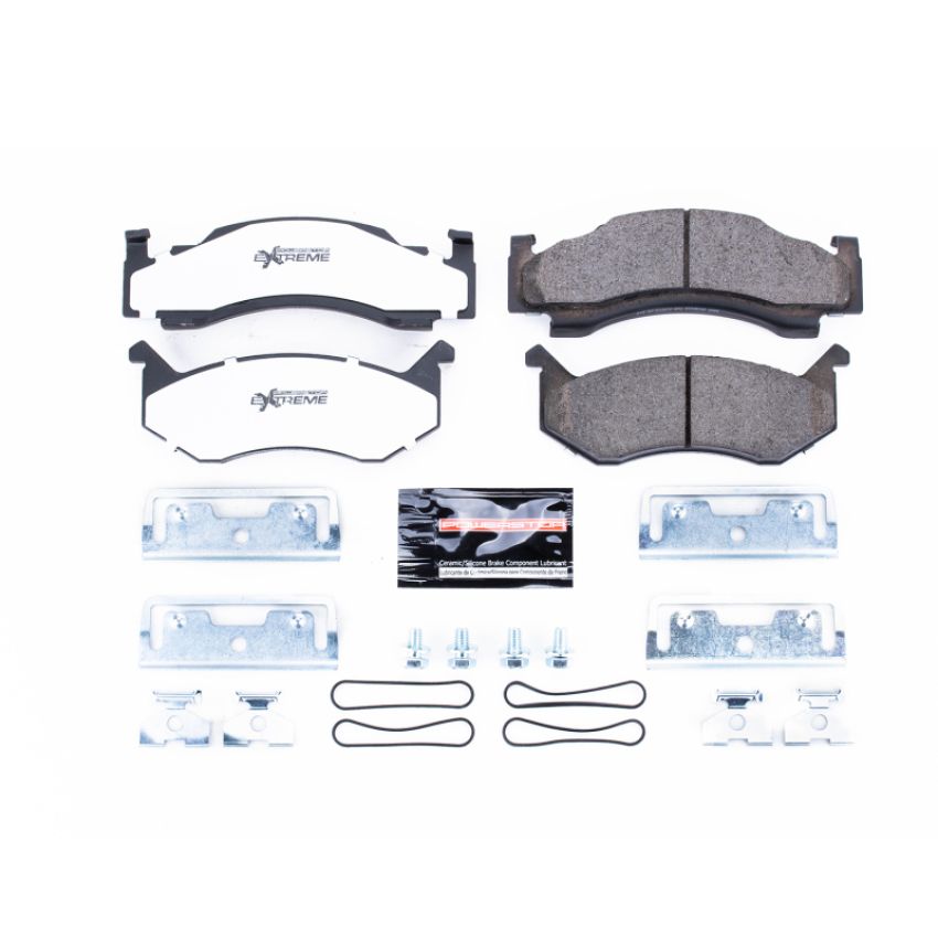 PowerStop Z36-269 PowerStop - Z36 Truck and SUV Carbon-Fiber Ceramic Brake Pads with Hardware Kit
