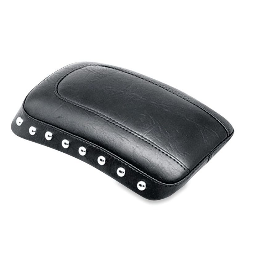 Mustang Motorcycle 76176 Mustang 00-15 Harley Softail Standard Rear Tire Touring Passenger Seat w/Studs - Black