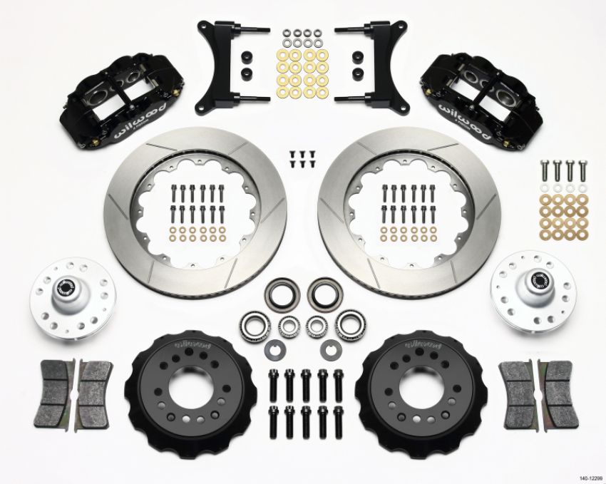 Wilwood 140-12299 Narrow Superlite 6R Front Hub Kit 14.00in 79-87 GM G Body