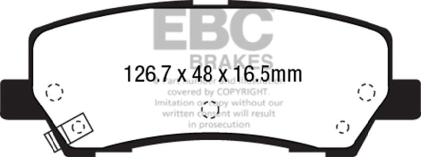 EBC Brakes DP23041 Greenstuff 2000 Series Sport Brake Pads