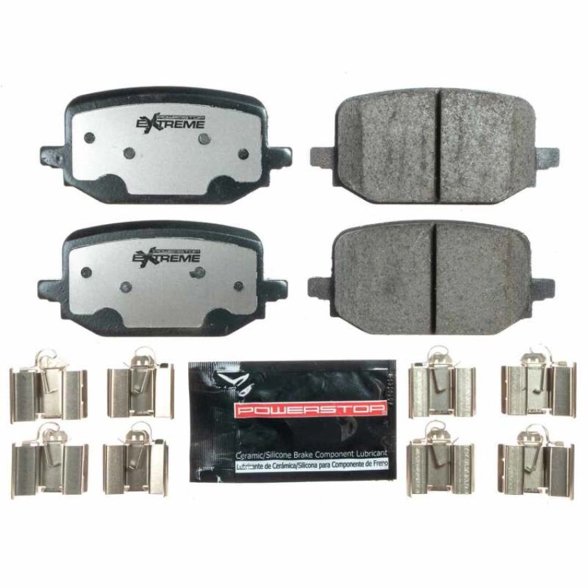 PowerStop Z36-2232 PowerStop - Z36 Truck and SUV Carbon-Fiber Ceramic Brake Pads with Hardware Kit