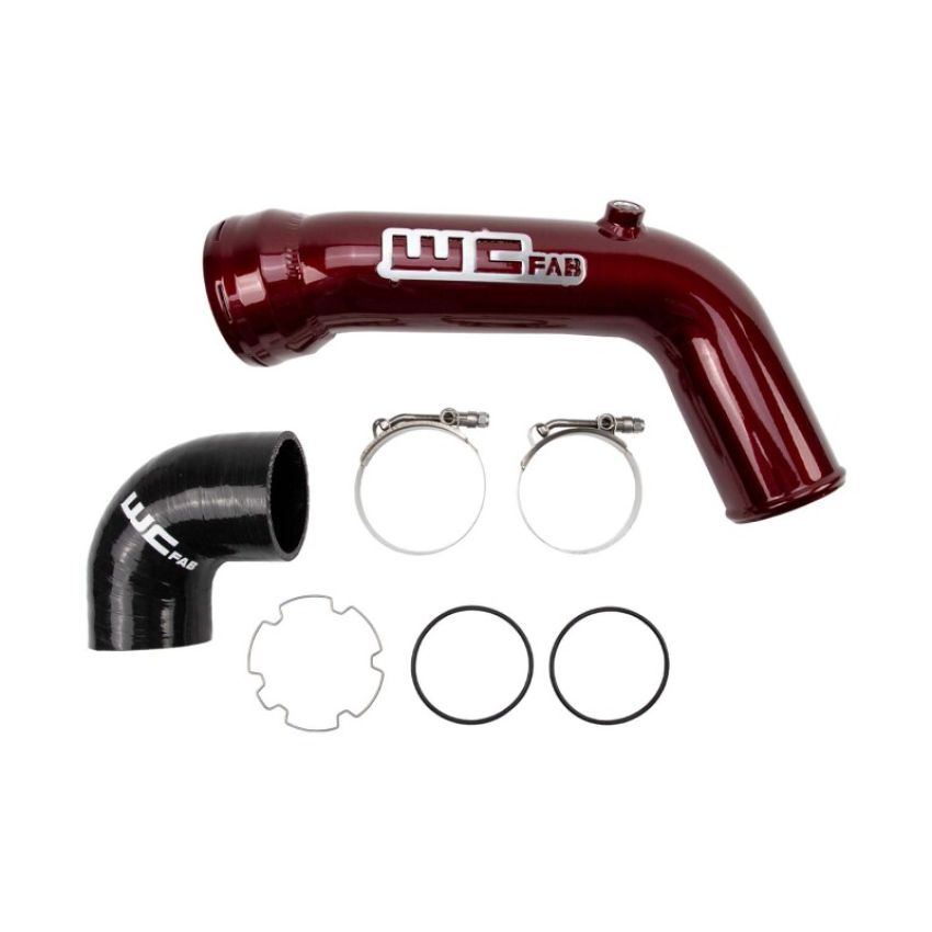 Wehrli WCF100313-GRY Wehril 17-24 Ford 6.7L Power Stroke 3in Cold Side Intercooler Pipe - Grey