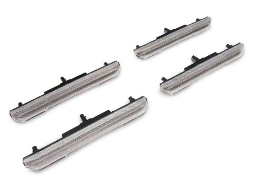 Raxiom HG16348 21-23 GMC Sierra 2500 HD/3500 HD Axial Series LED Fender Flare Marker Lights- Clear Lens
