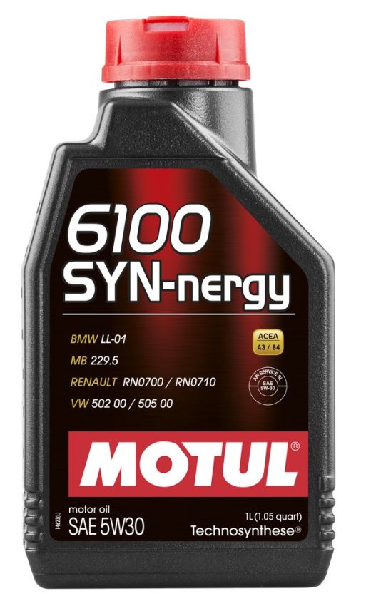 Motul 107970 6100 SYN-NERGY 5W30 - 1L - Technosynthese Oil