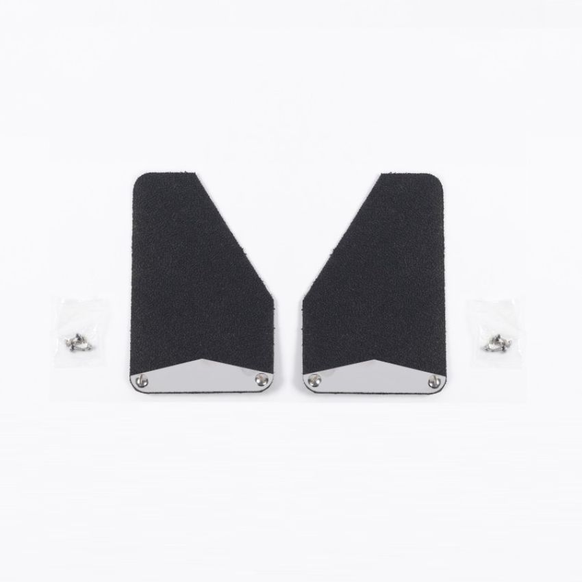 Putco 79472 Universal - Rubber Mud Flap w/ SS Trim (6in x 10in)