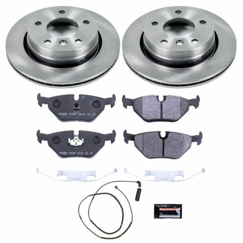 PowerStop TDSK613 Track Day Spec High-Performance Brake Pad and Rotor Kit